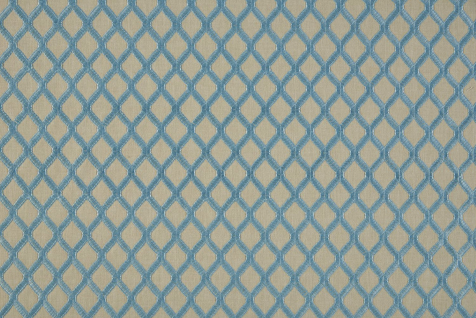 Beaumont Textiles Marrakech Mosaic Aquamarine Fabric
