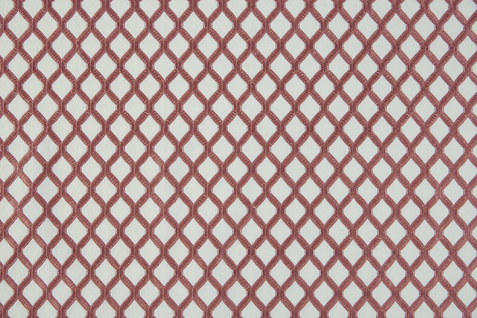 Beaumont Textiles Marrakech Mosaic Dusky Pink Fabric