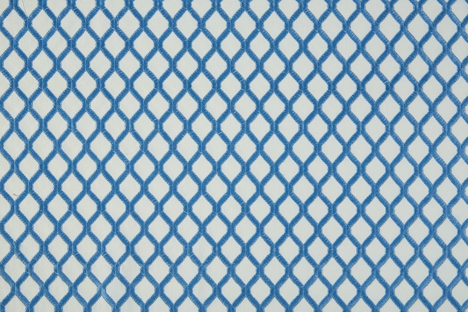 Beaumont Textiles Marrakech Mosaic Sky Blue Fabric