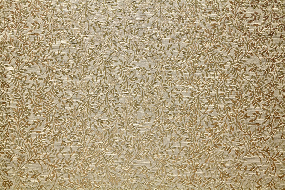 Beaumont Textiles Welcome Little Leaf Bisque Fabric