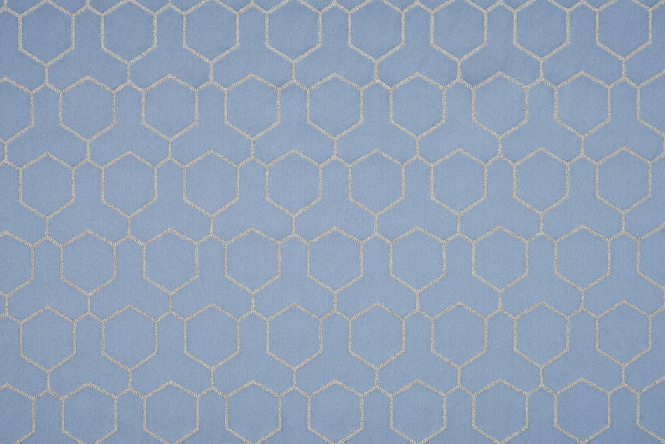 Beaumont Textiles Masquerade Hepburn Stone Blue Fabric