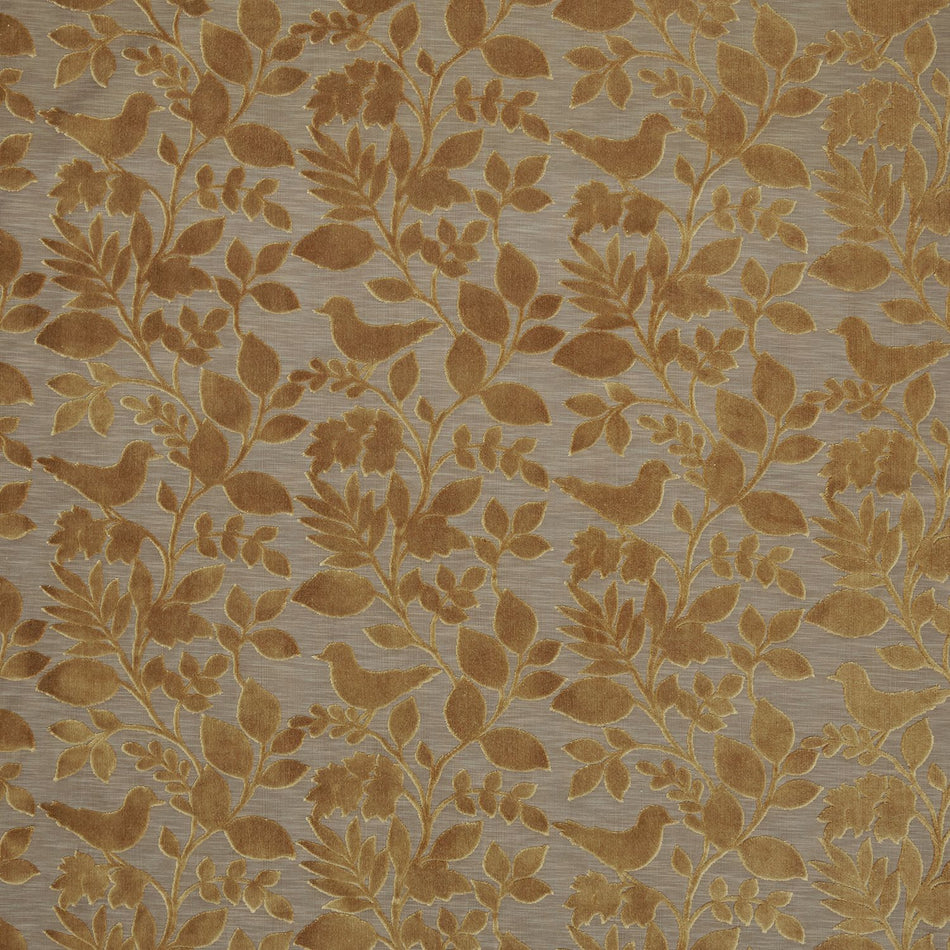 Iliv Forever Spring Orchard Birds Buttercup Fabric