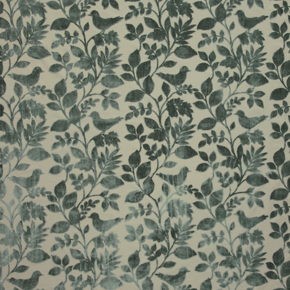 Iliv Forever Spring Orchard Birds Eau De Nil Fabric