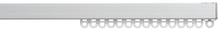 Silent Gliss 6870 Hand Drawn Silent Curtain Track Anodised Silver