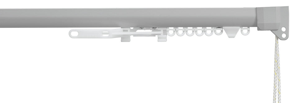 Silent Gliss 3840 Corded Curtain Track Anodic Grey