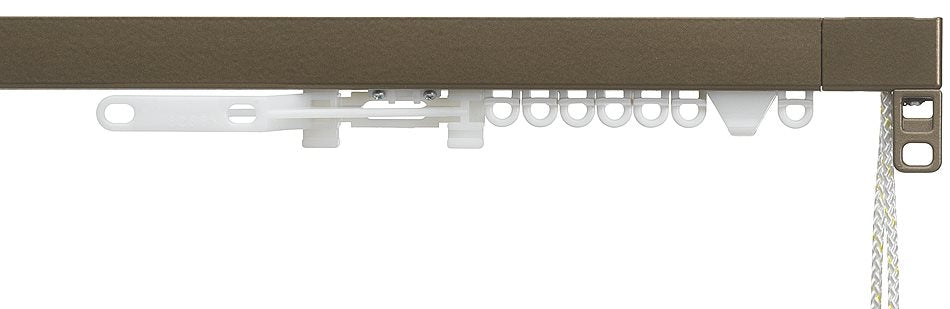 Silent Gliss 3870 Corded Curtain Track Antique Bronze