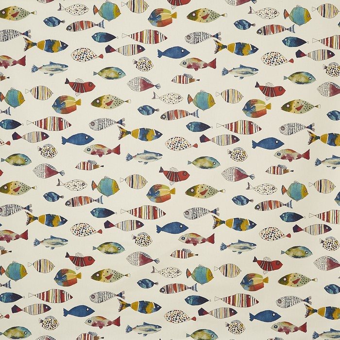 Prestigious Beachcomber Gone Fishing Vintage Fabric