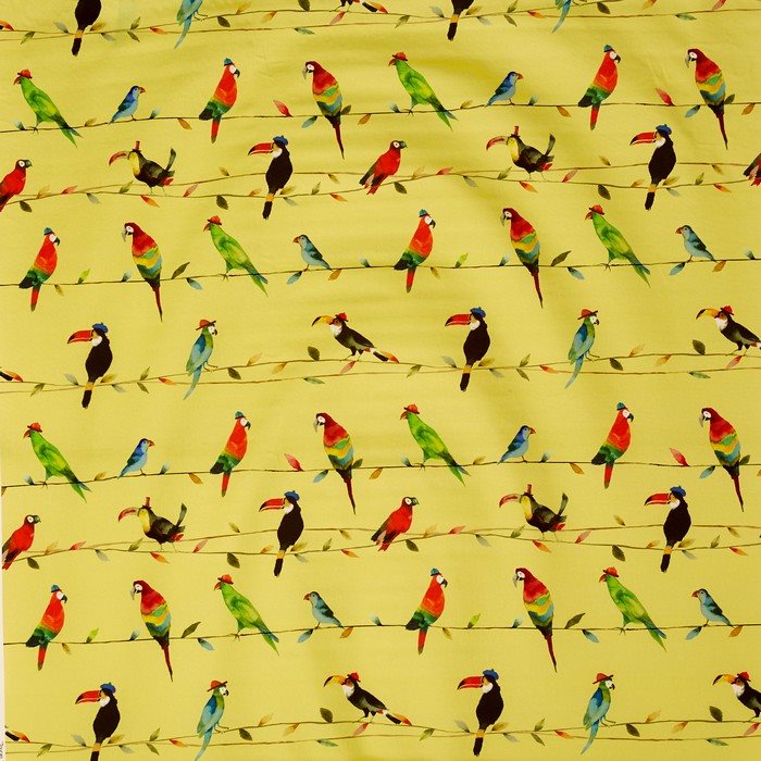 Prestigious My World Toucan Talk Zest Fabric