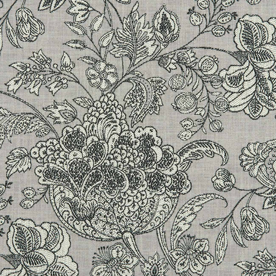 Clarke & Clarke Heritage Woodsford Charcoal Fabric