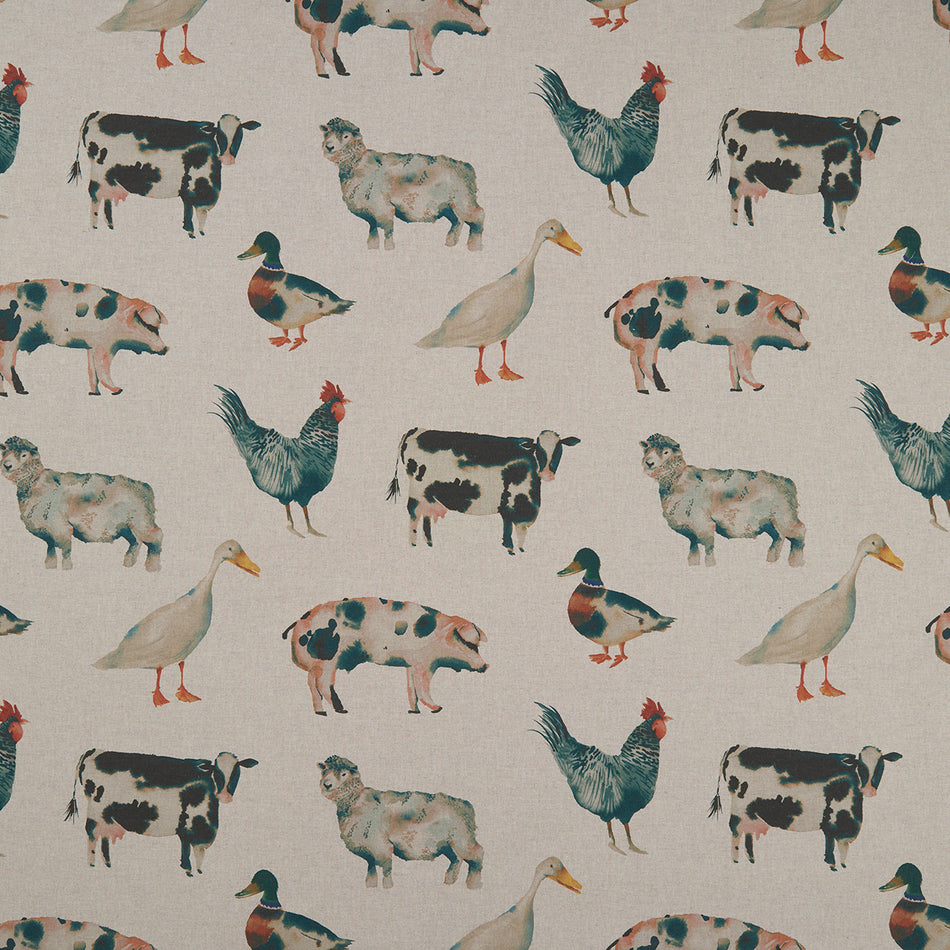 Studio G Country Garden On The Farm Linen Fabric