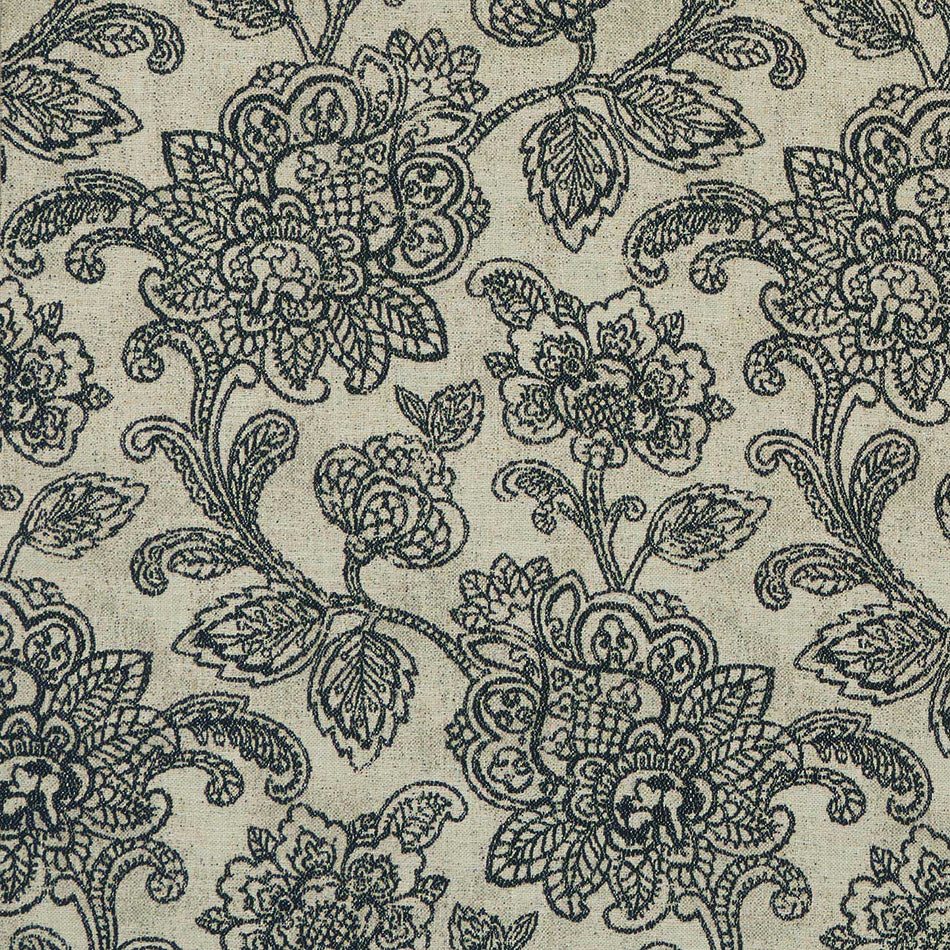 Clarke & Clarke Castle Garden Cranbrook Charcoal Fabric