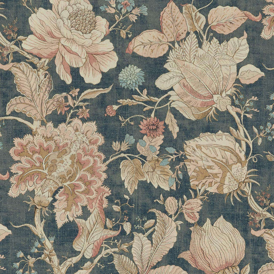 Clarke & Clarke Castle Garden Sissinghurst Midnight_Spice Fabric