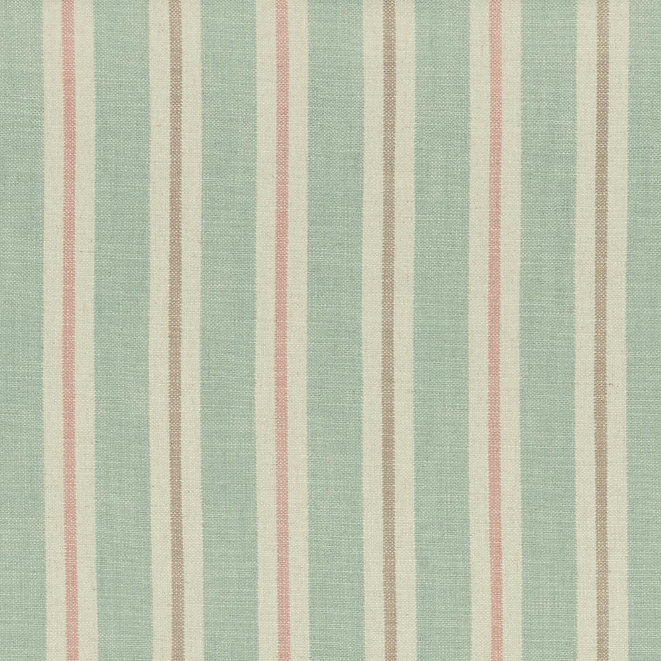 Clarke & Clarke Castle Garden Sackville Stripe Mineral_Blush Fabric