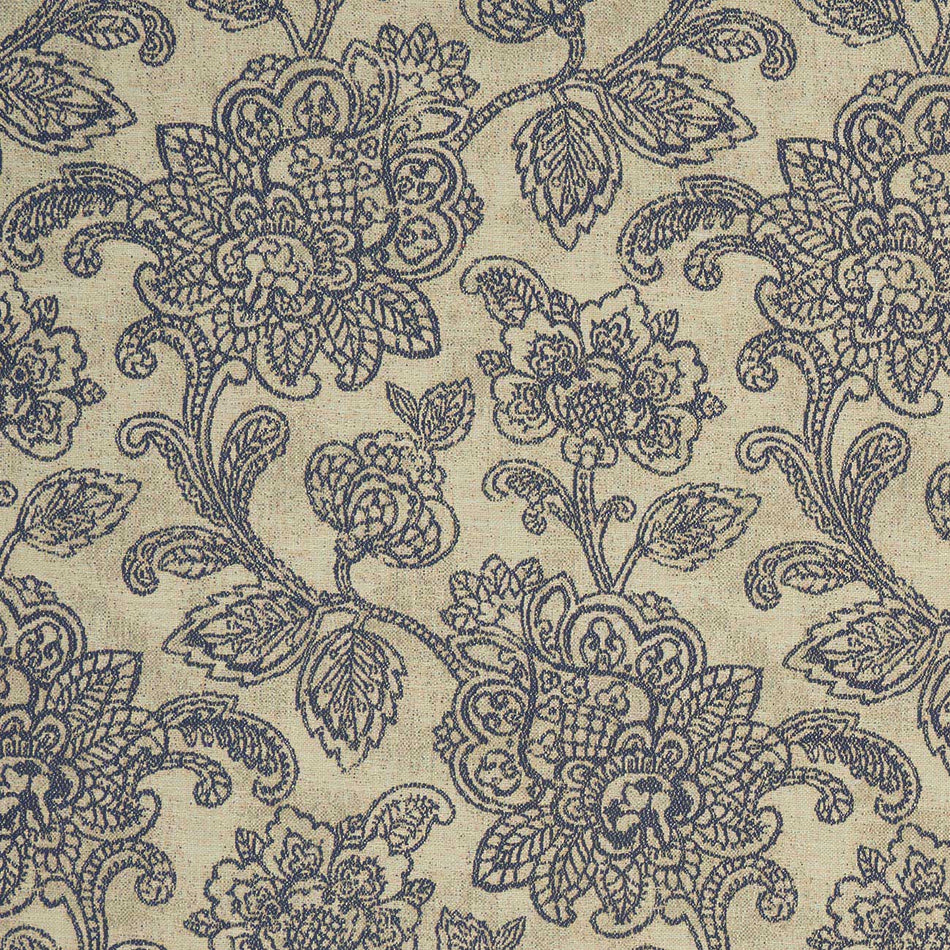 Clarke & Clarke Castle Garden Cranbrook Midnight Fabric
