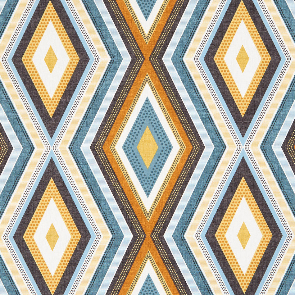 Studio G Octavia Terrazzo Teal/Spice Fabric