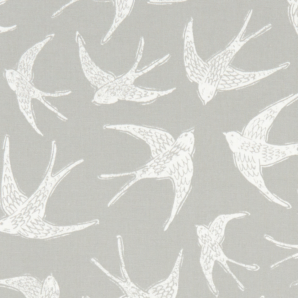 Studio G Land & Sea Fly Away Grey Fabric