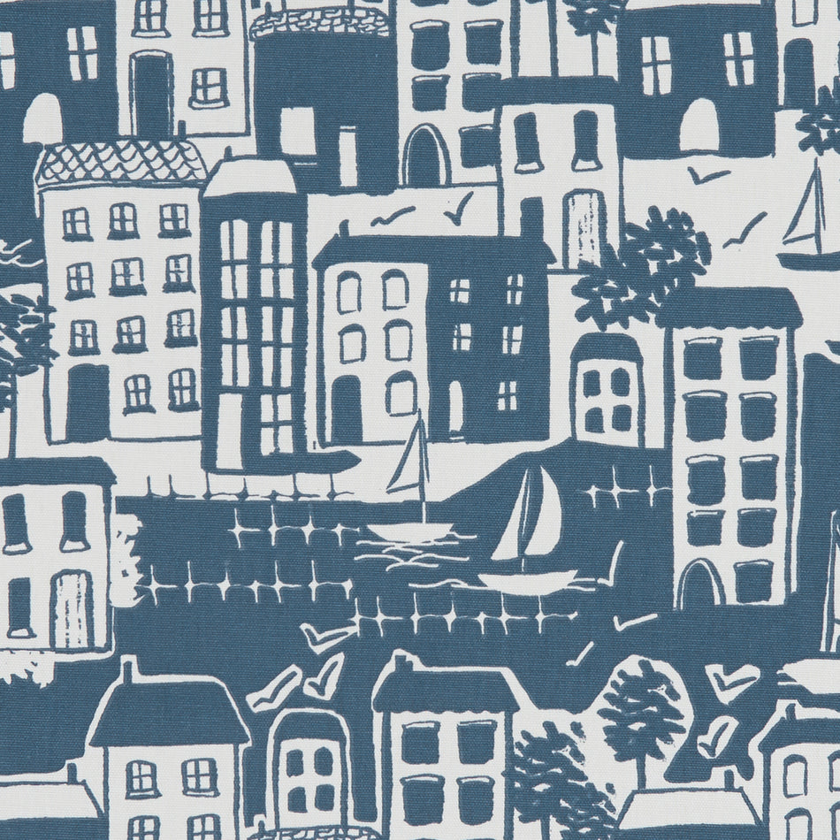 Studio G Land & Sea Waterside Navy Fabric