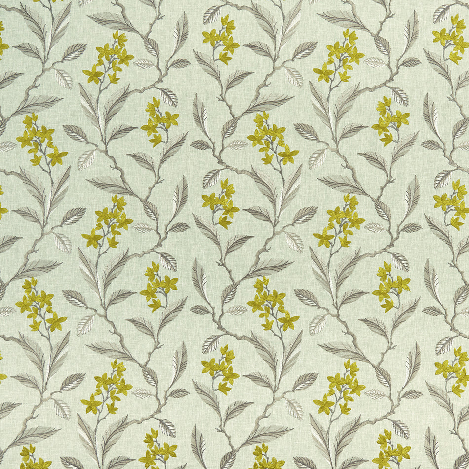 Clarke & Clarke Halcyon Melrose Chartreuse Fabric
