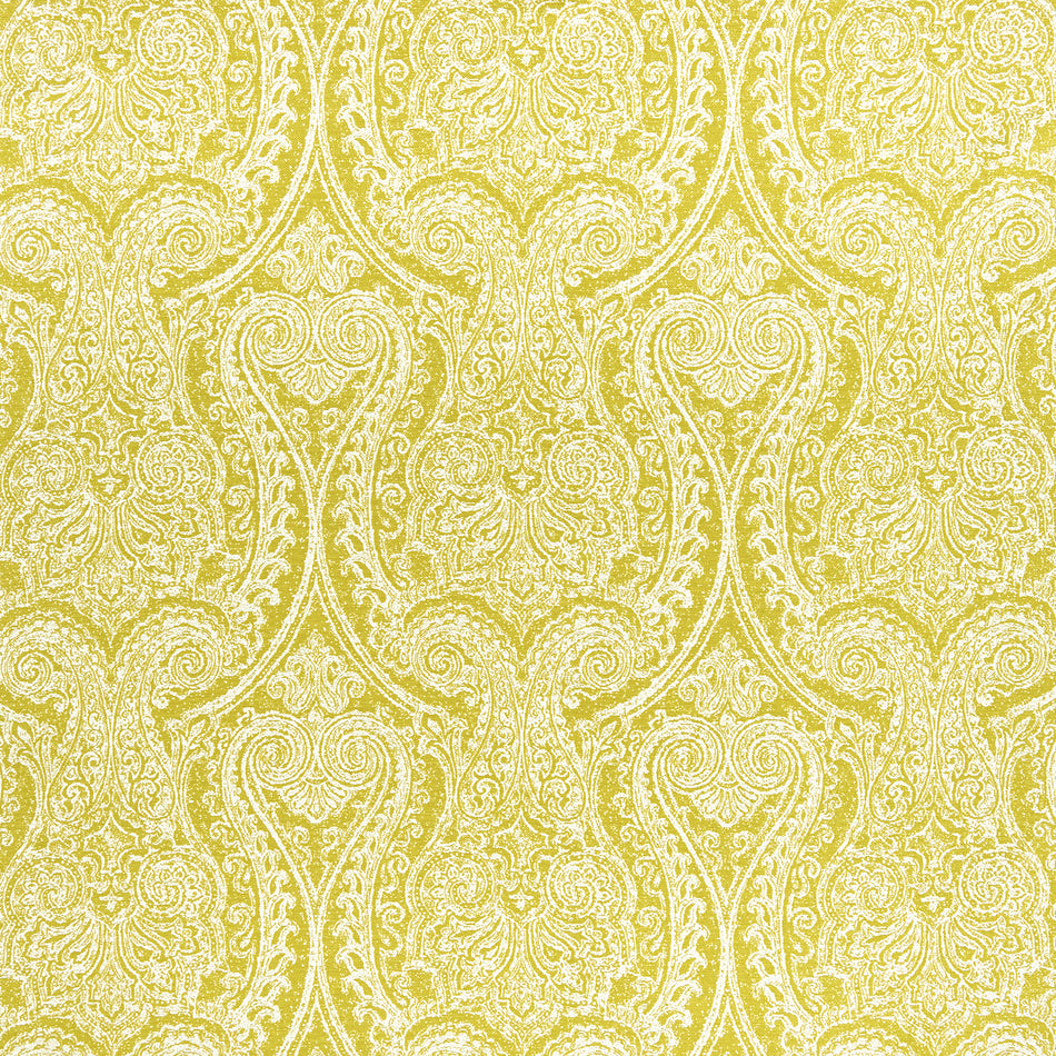 Clarke & Clarke Halcyon Pastiche Chartreuse Fabric