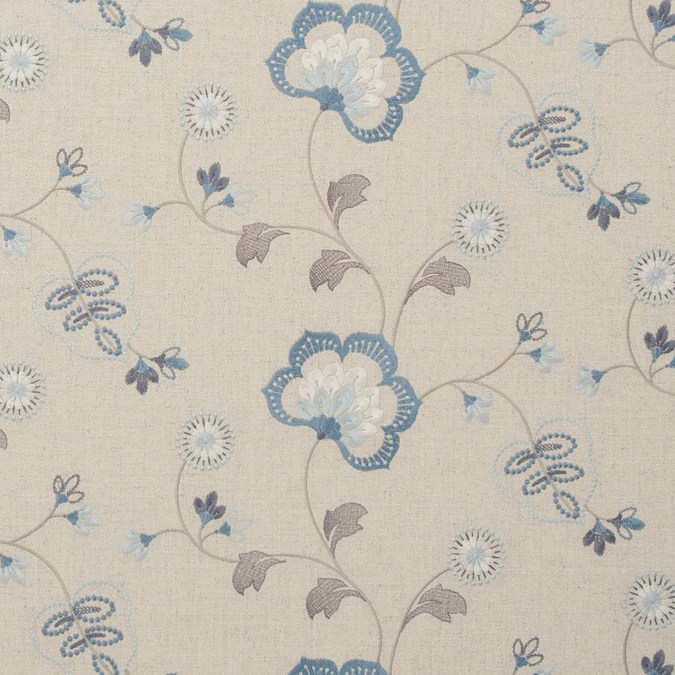 Clarke & Clarke Manor House Chatsworth Chambray Fabric