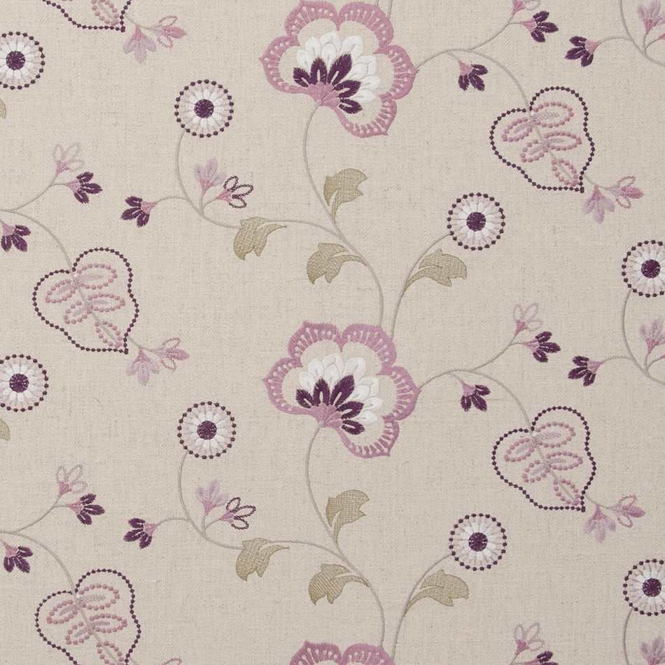 Clarke & Clarke Manor House Chatsworth Orchid Fabric