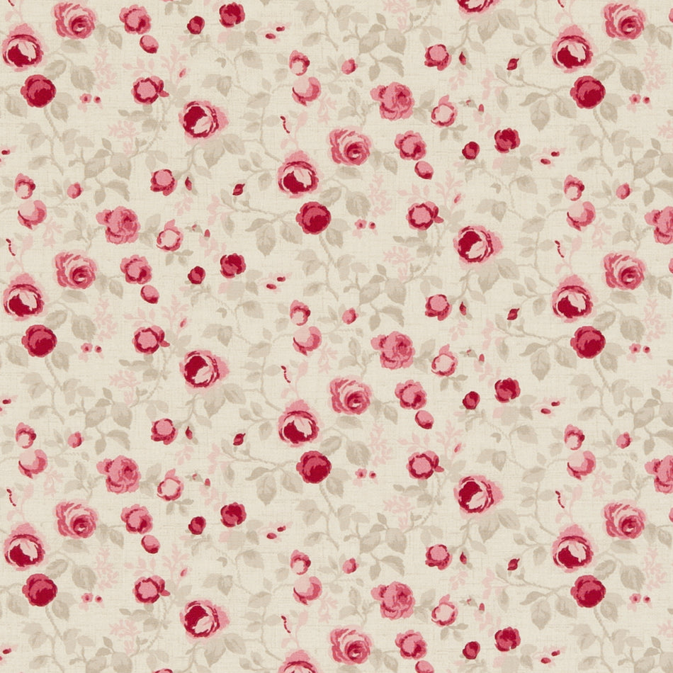 Studio G Genevieve Maude Raspberry Fabric