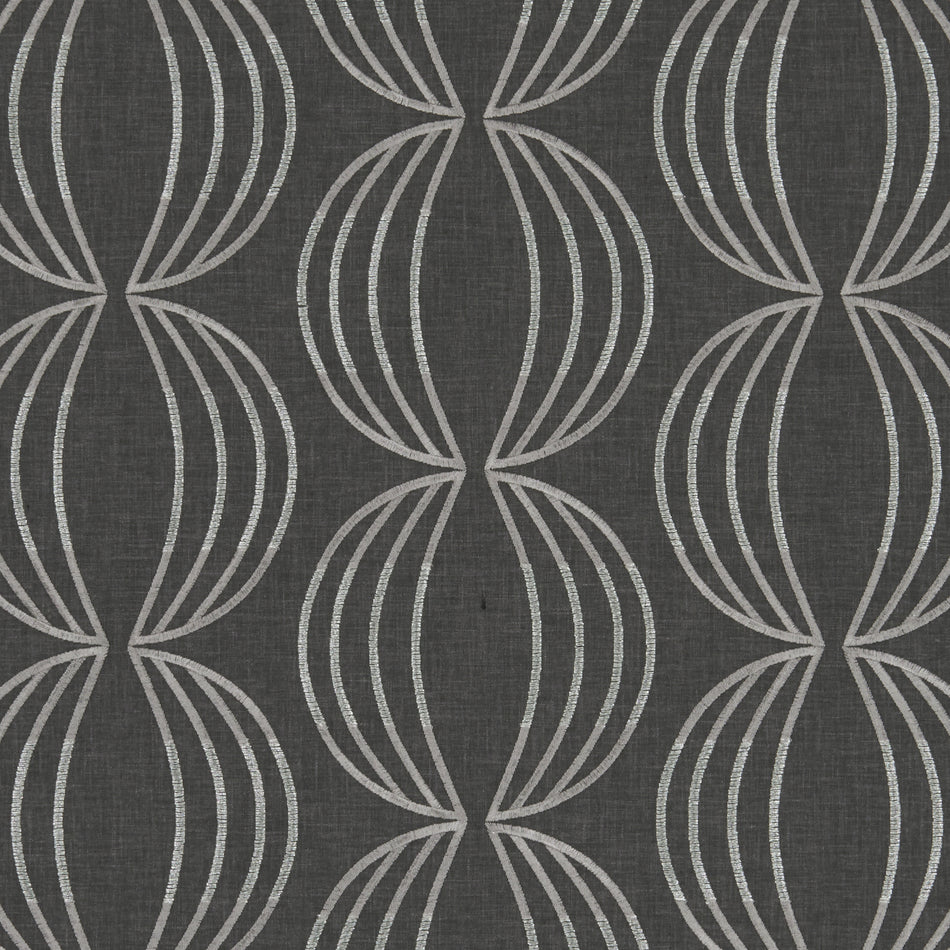 Clarke & Clarke Lusso Carraway Charcoal Fabric