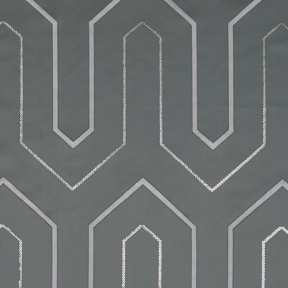Clarke & Clarke Lusso Gatsby Charcoal Fabric
