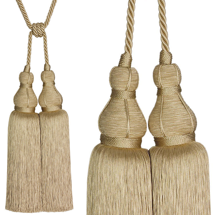JLS Oasis Rope Double Tieback, Soft Straw
