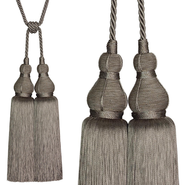 JLS Oasis Rope Double Tieback, Soft Bronze