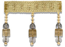 JLS Quartet Trimming Bead Fringe, Sand