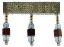 JLS Quartet Trimming Bead Fringe, Spice