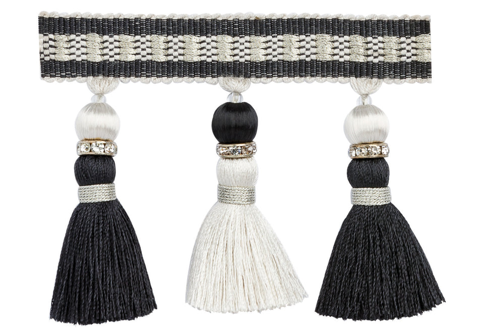 JLS Astral Tassel Fringe, Black