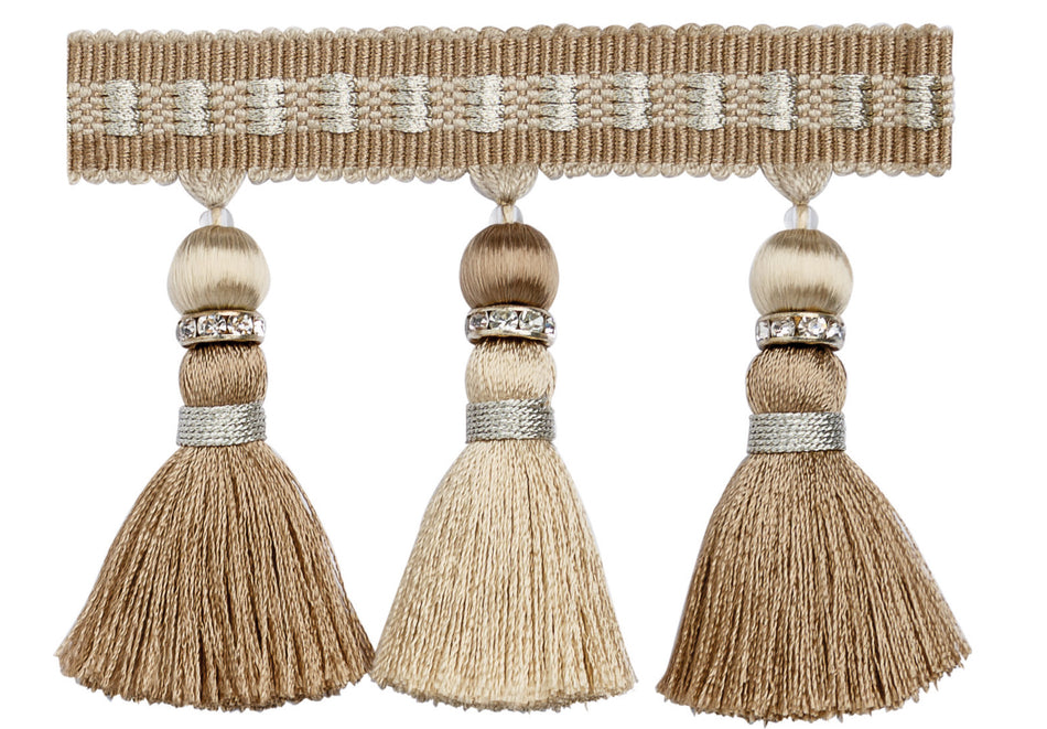 JLS Astral Tassel Fringe, Caramel