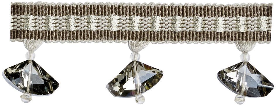 JLS Astral Beaded Tassel Fringe, Bronze