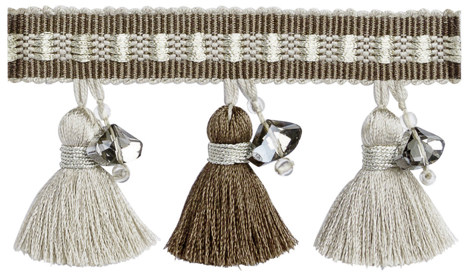 JLS Astral Tassel & Crystal Fringe, Bronze