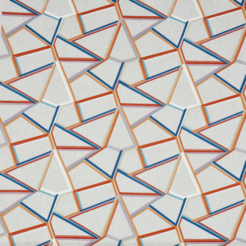 Prestigious Abstract Tetris Auburn Fabric