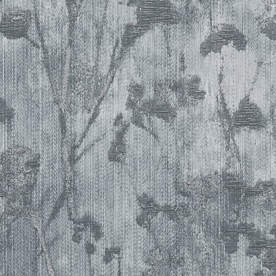 Clarke & Clarke Diffusion Silhouette Charcoal Fabric