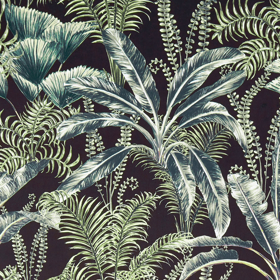 Clarke & Clarke Prince of Persia Majorelle Velvet Charcoal Fabric