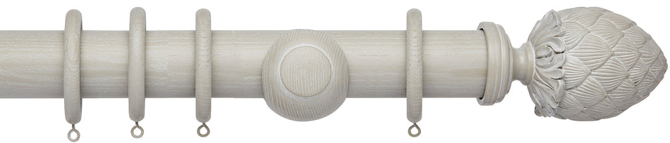 Ashbridge 45mm Wood Pole, Heritage Grey, Kew