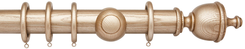Ashbridge 45mm Wood Pole, Champagne Gold, Chatsworth