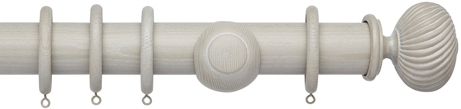 Ashbridge 45mm Wood Pole, Heritage Grey, Seizincote