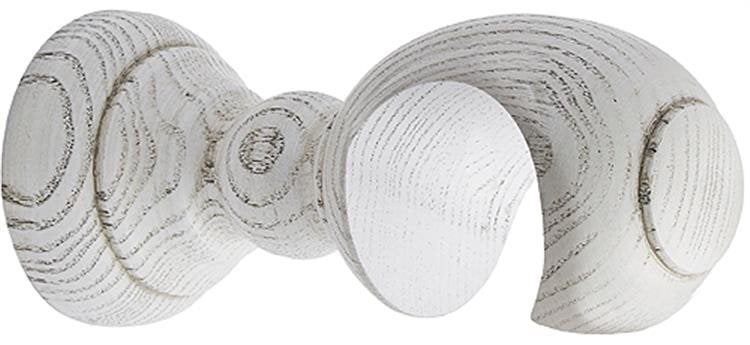 Ashbridge 45mm Wood Clasp Bracket, Parchment White