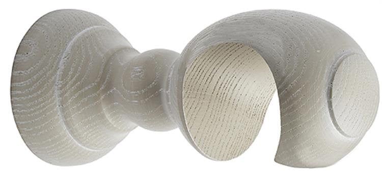 Ashbridge 45mm Wood Clasp Bracket, Heritage Grey