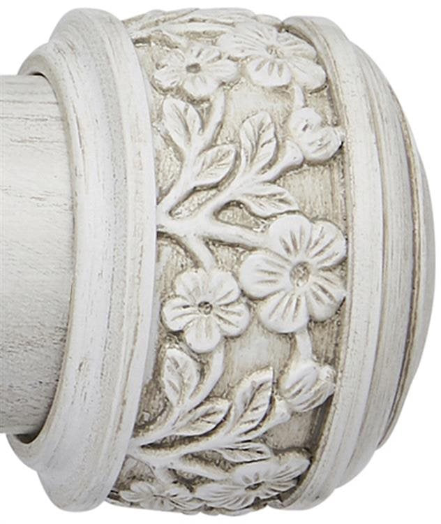 Ashbridge 45mm Pole Claremont Finial, Parchment White