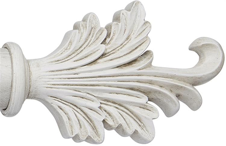 Ashbridge 45mm Pole Tatton Finial, Parchment White