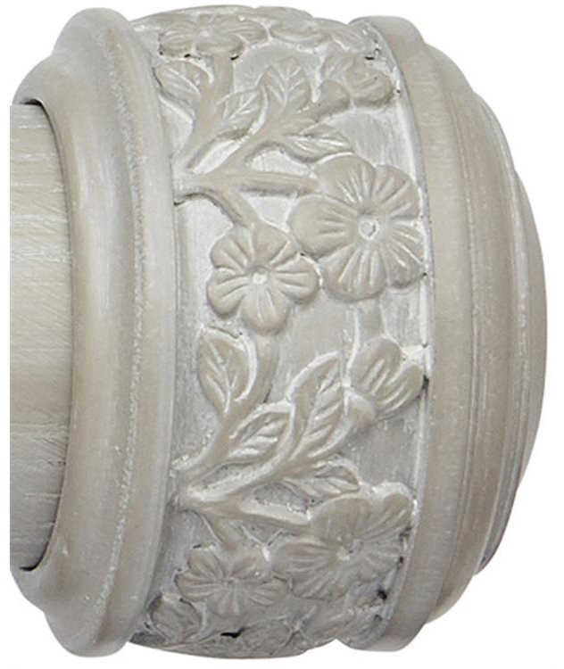 Ashbridge 45mm Pole Claremont Finial, Heritage Grey