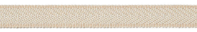 Hallis Opulent Trim Herringbone Braid 18mm Champagne