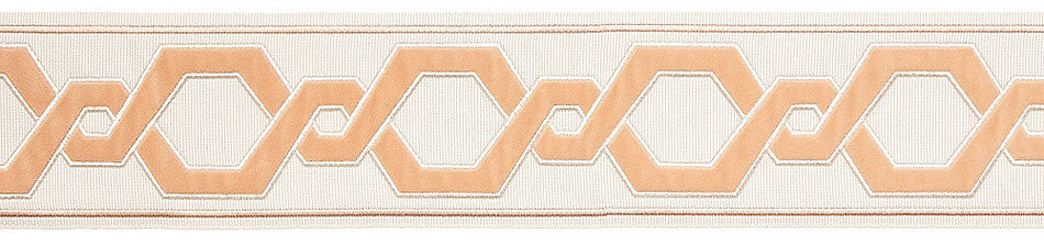 Hallis Opulent Trim Wide Applique Velvet Braid 90mm Champagne