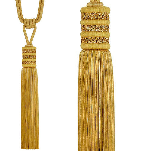 Hallis Opulent Tassel Tieback Gold